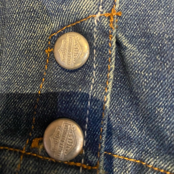 Harley-Davidson Denim Jean Jacket - Picture 6 of 7